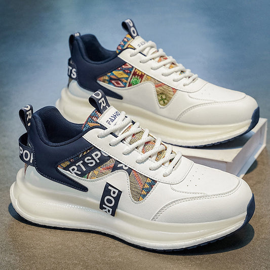 Men's Platform Running Sneakers - Style 2802 front product view