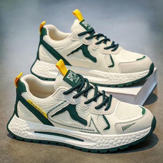 Men's Mesh Platform Running Sneakers - Style 6CB0 front product view