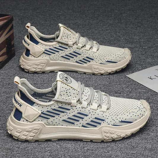 Men's Slip-On Mesh Casual Sneakers - Style C98A front product view