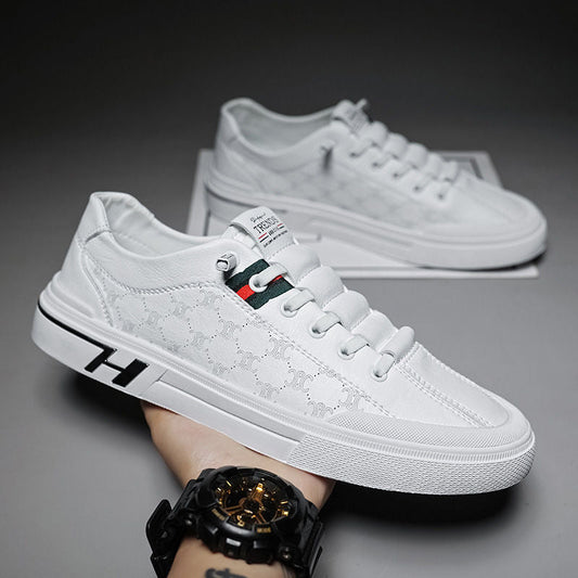Men's Slip-On Casual Sneakers - Style 567F front product view