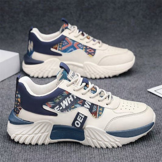 Men's Platform Running Sneakers - Style ED6C front product view