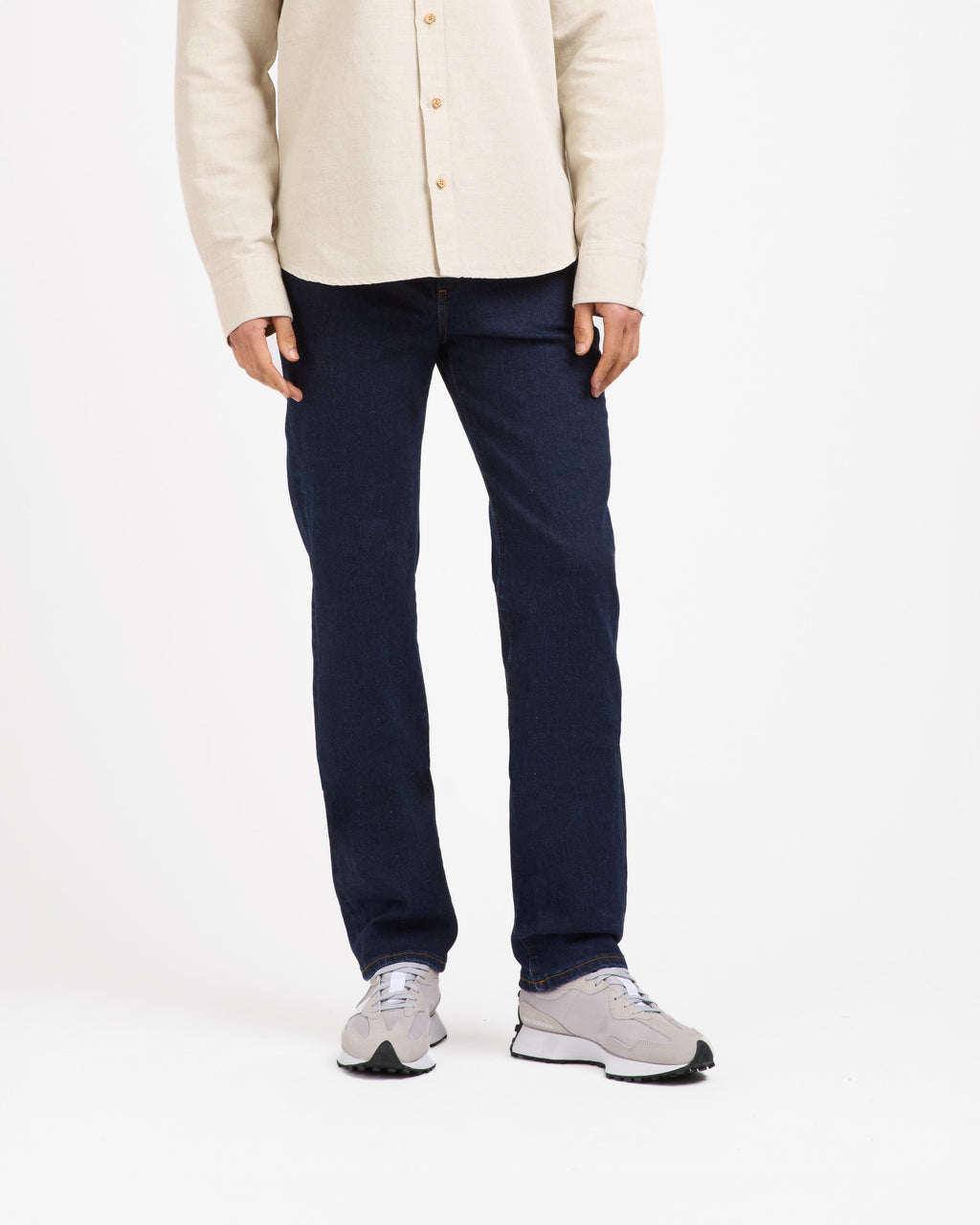 Jean homme droit taille haute brut flex - C¨¦lestin ¨C Atelier Tuffery