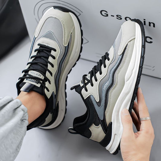 Men's Mesh Platform Running Sneakers - Style 7464 product view 2