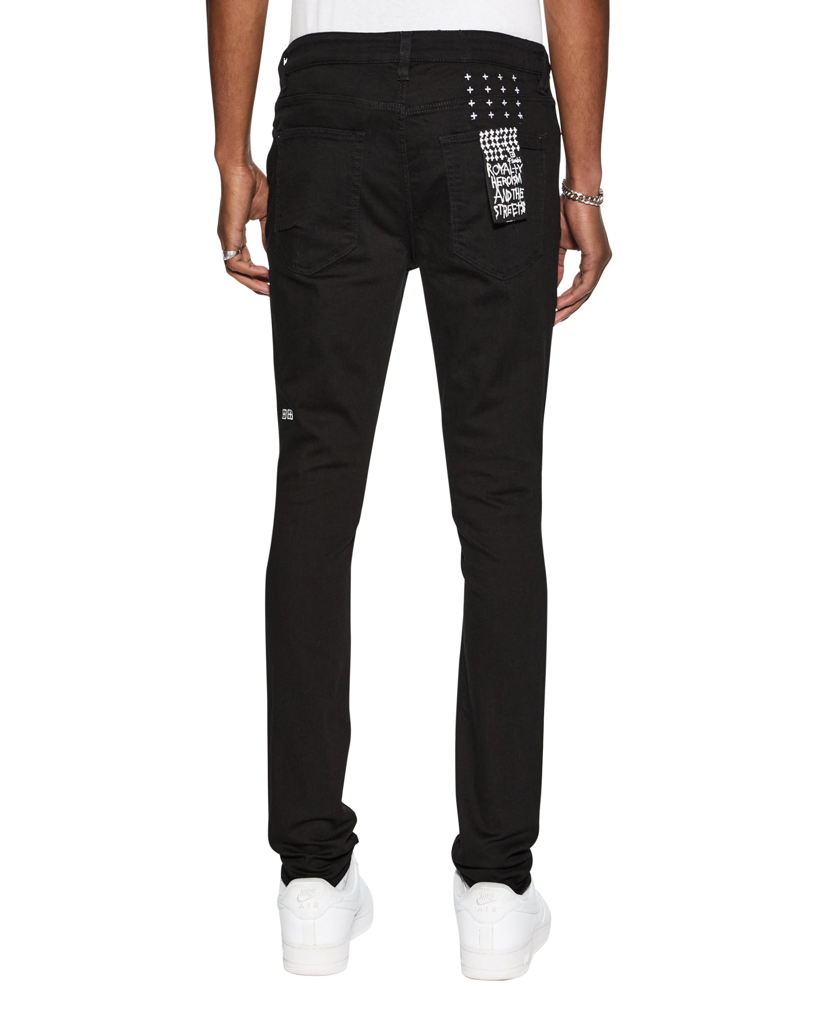 Mens Van Winkle Black Rebel Skinny Denim Jeans _ Ksubi ++