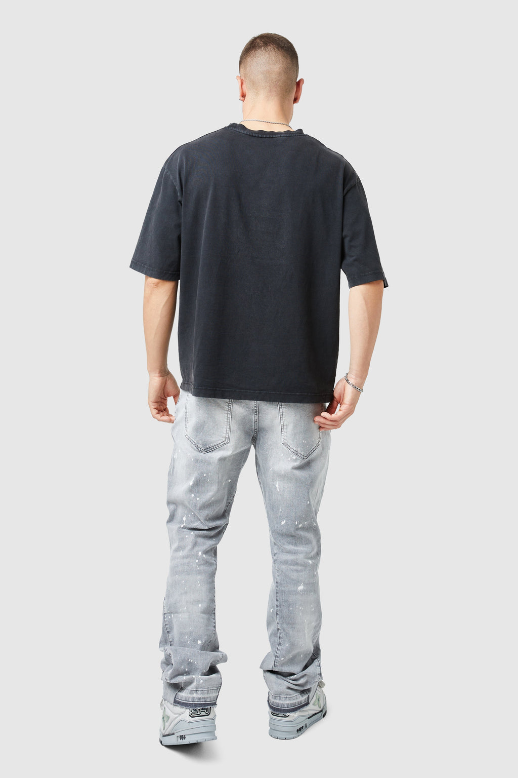 Oasis 2.0 Flare Jean - Light Grey ¨C Lorenzo