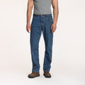 #103 Round House Made in USA 14 oz. Dark Stone Washed 5 Pocket Jean Relaxed Fit Everyday All Purpose ¨C Round House American Made Jeans Made in USA Overalls, Workwear