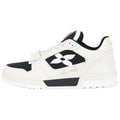 Louis Vuitton Trainer Oversized LV Flower Calf Leather Low-Top Sneakers – Off-White & Black