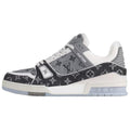 Louis Vuitton Trainer LV Monogram Denim Low-Top Sneakers – Grey & White