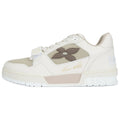 Louis Vuitton Trainer LV Monogram Flower Oversized Leather Low-Top Sneakers – Ivory & Beige