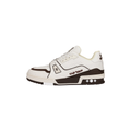 Tyler, The Creator × Louis Vuitton LV Trainer Low-Top Sneakers – White & Chocolate Brown
