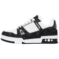 Louis Vuitton Trainer Monogram Denim Pixel LV Low-Top Sneakers – Black & White