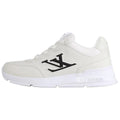 Louis Vuitton LV Runner FW25 All-White Smooth Leather & Cream Suede Oversized Jet Black LV Logo Athletic Low-Top Sneakers – White & Black