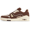 Tyler, The Creator × Louis Vuitton LV Trainer Low-Top Sneakers – Chocolate Brown & Cream