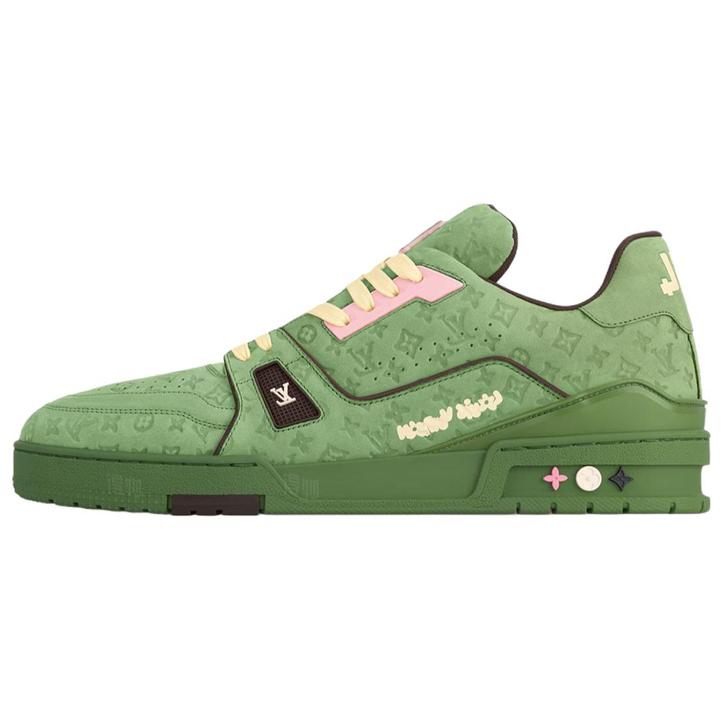 Tyler, The Creator × Louis Vuitton LV Trainer Low-Top Sneakers – Green