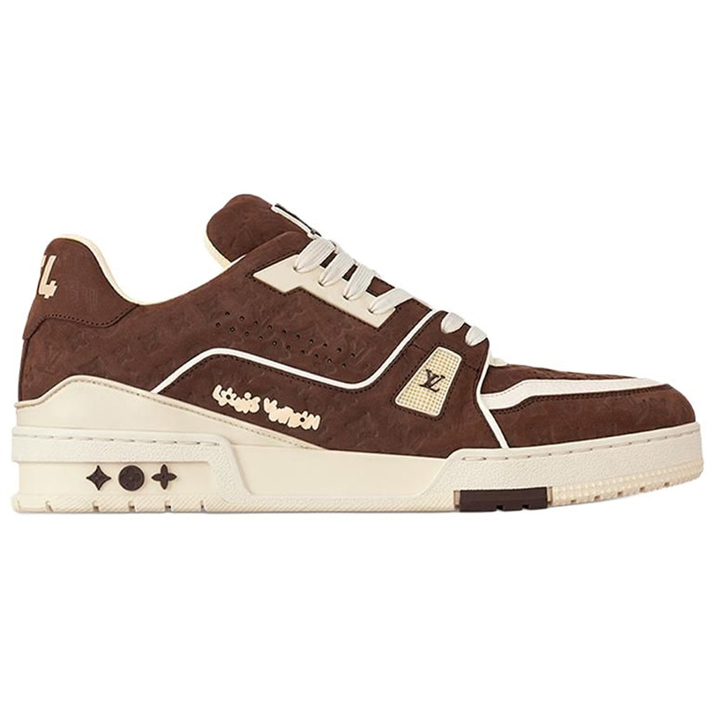 Tyler, The Creator × Louis Vuitton LV Trainer Low-Top Sneakers – Chocolate Brown & Cream