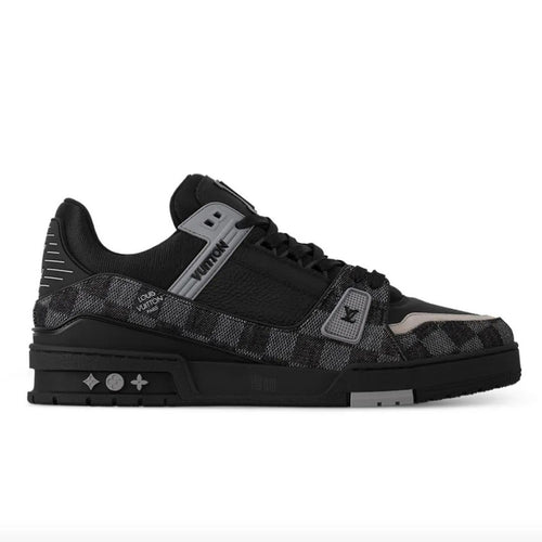 Louis Vuitton Trainer Breathable Low-Top Sneakers – Black