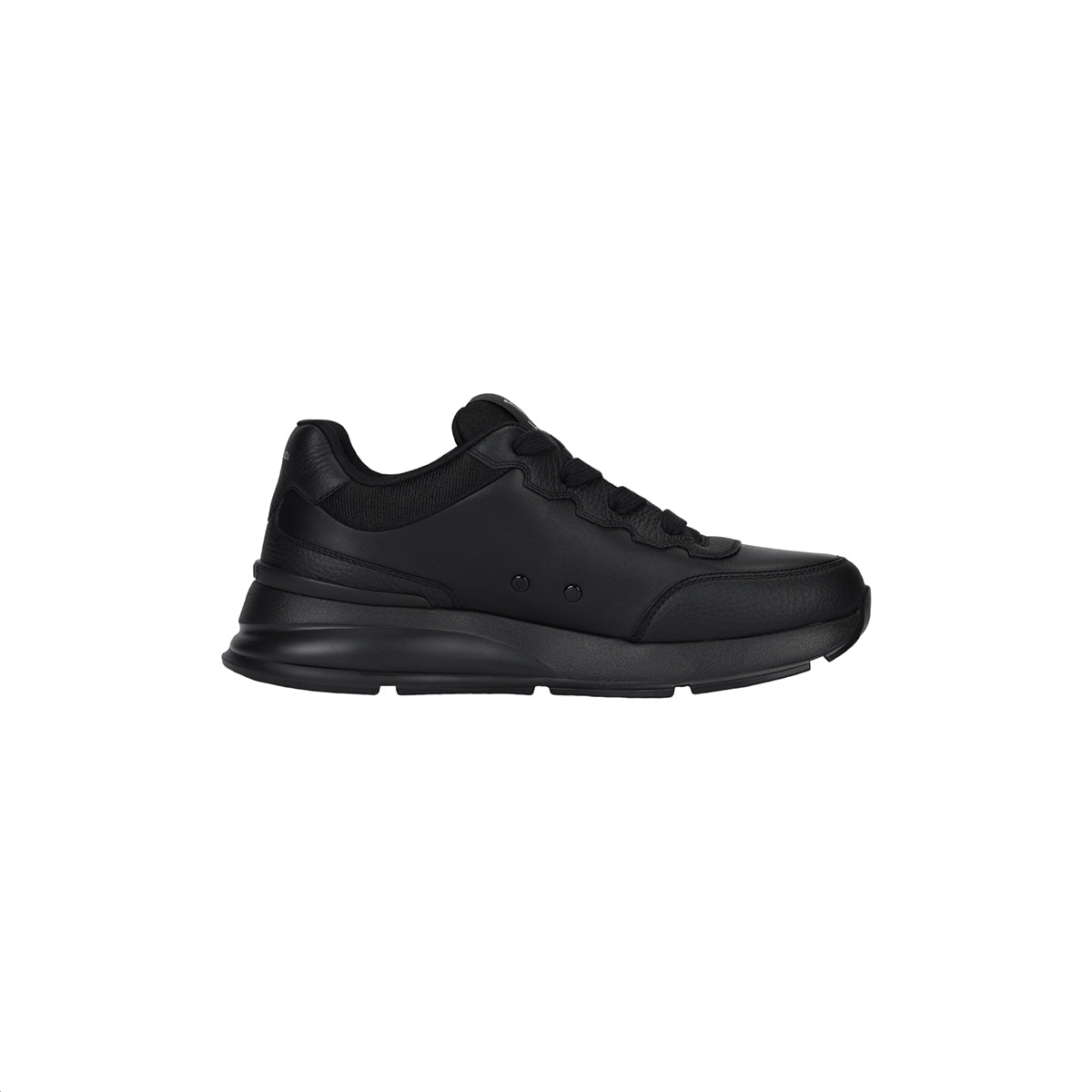 Louis Vuitton LV Runner FW25 Triple Black Tonal All-Black Smooth Leather Tonal LV Logo Athletic Low-Top Sneakers – All Black