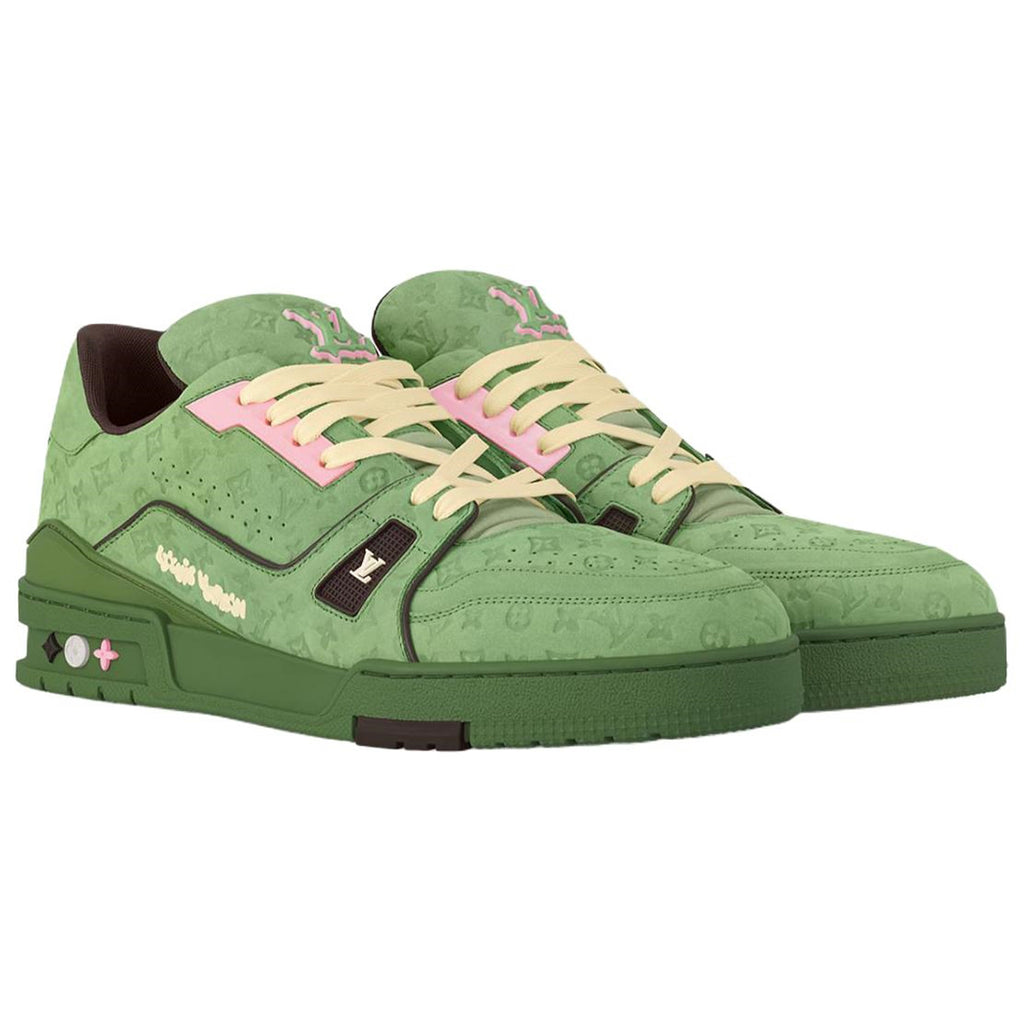 Tyler, The Creator × Louis Vuitton LV Trainer Low-Top Sneakers – Green