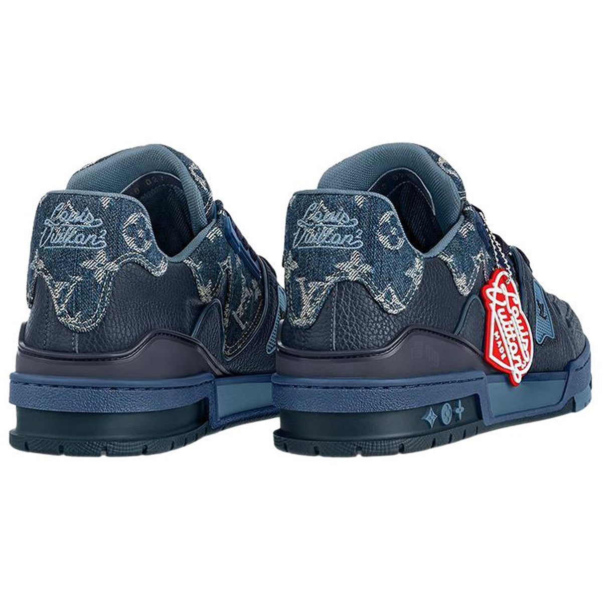 Louis Vuitton x Nigo Trainer Monogram Denim Low-Top Sneakers – Navy Blue