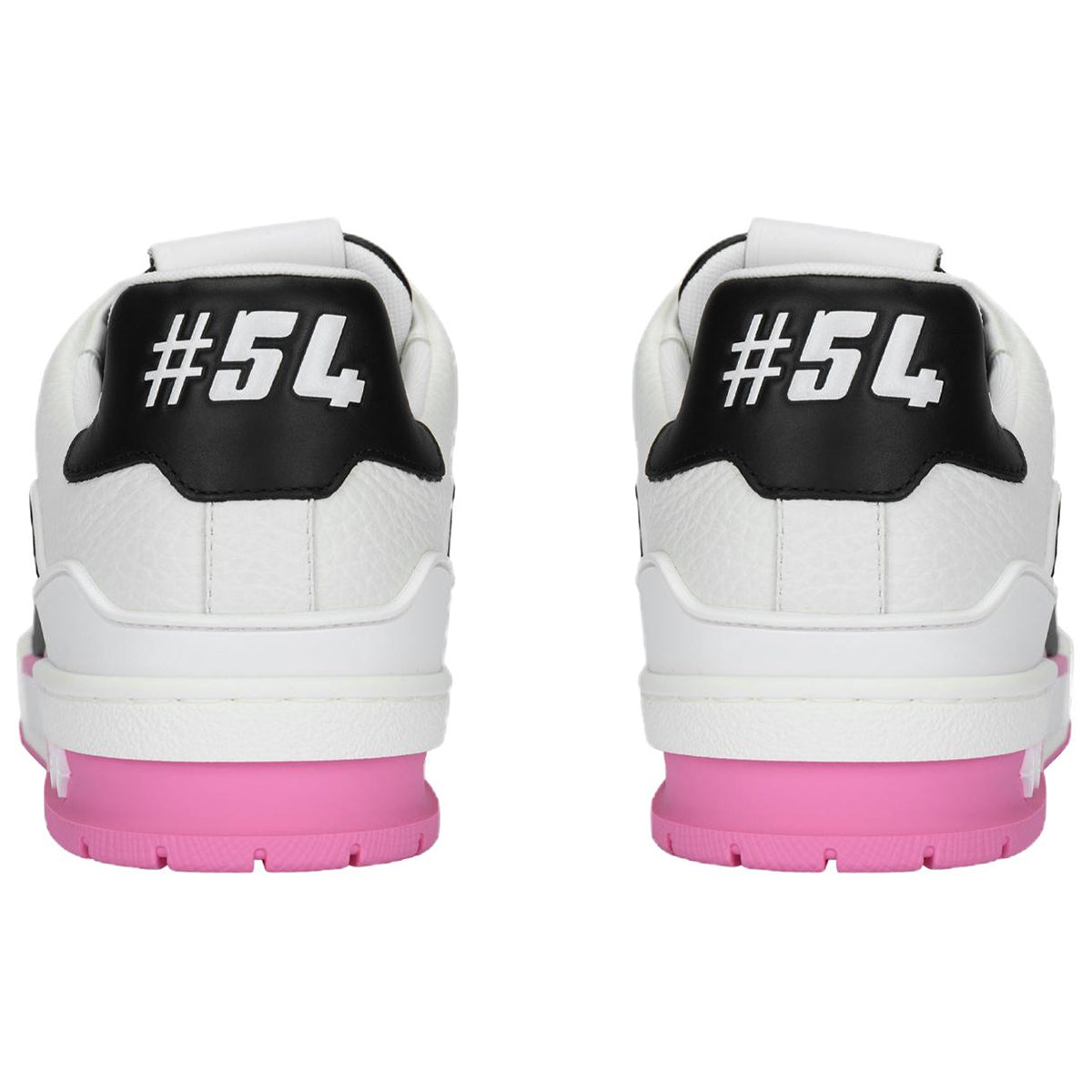 Louis Vuitton Trainer Calf Leather Low-Top Sneakers – White, Black & Hot Pink