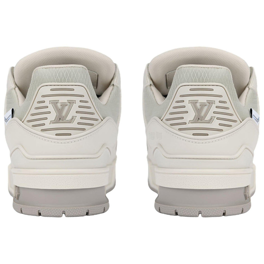 Louis Vuitton Trainer Ski SS26 Waterproof Technical Fabric & Leather Low-Top Sneakers – Off-White & Grey