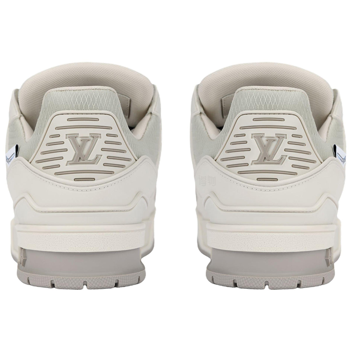 Louis Vuitton Trainer Ski SS26 Waterproof Technical Fabric & Leather Low-Top Sneakers – Off-White & Grey