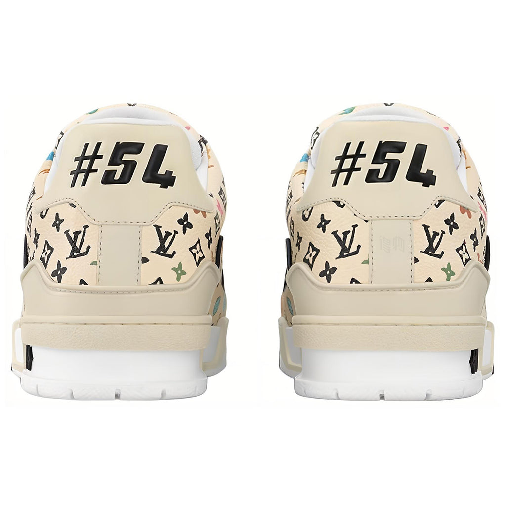 Tyler, The Creator × Louis Vuitton LV Trainer Multicolor Monogram Low-Top Sneakers – Chalk