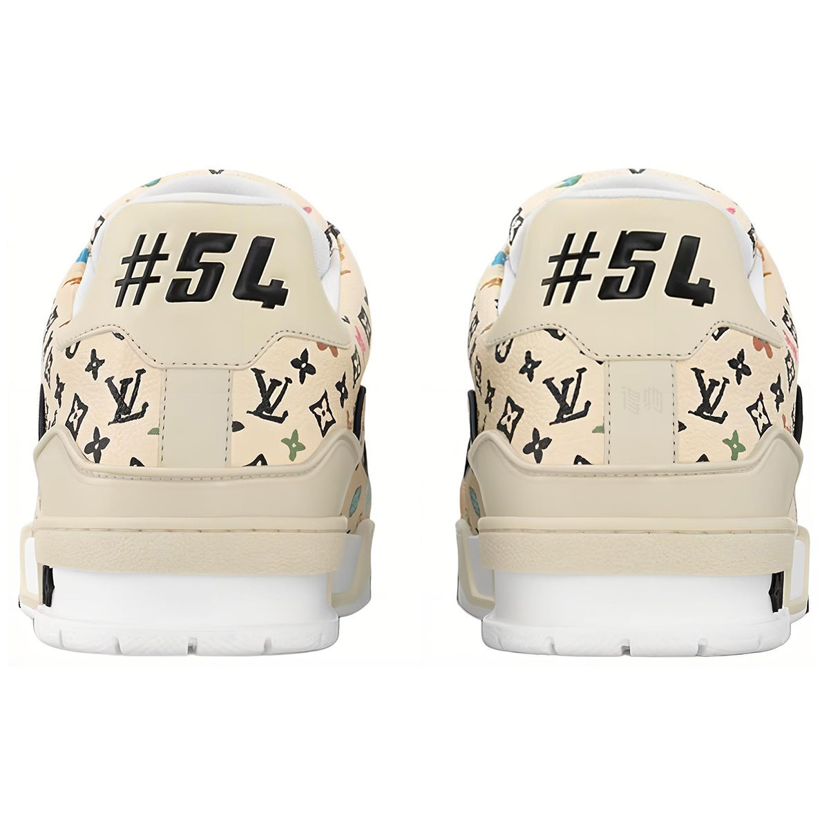Tyler, The Creator × Louis Vuitton LV Trainer Multicolor Monogram Low-Top Sneakers – Chalk