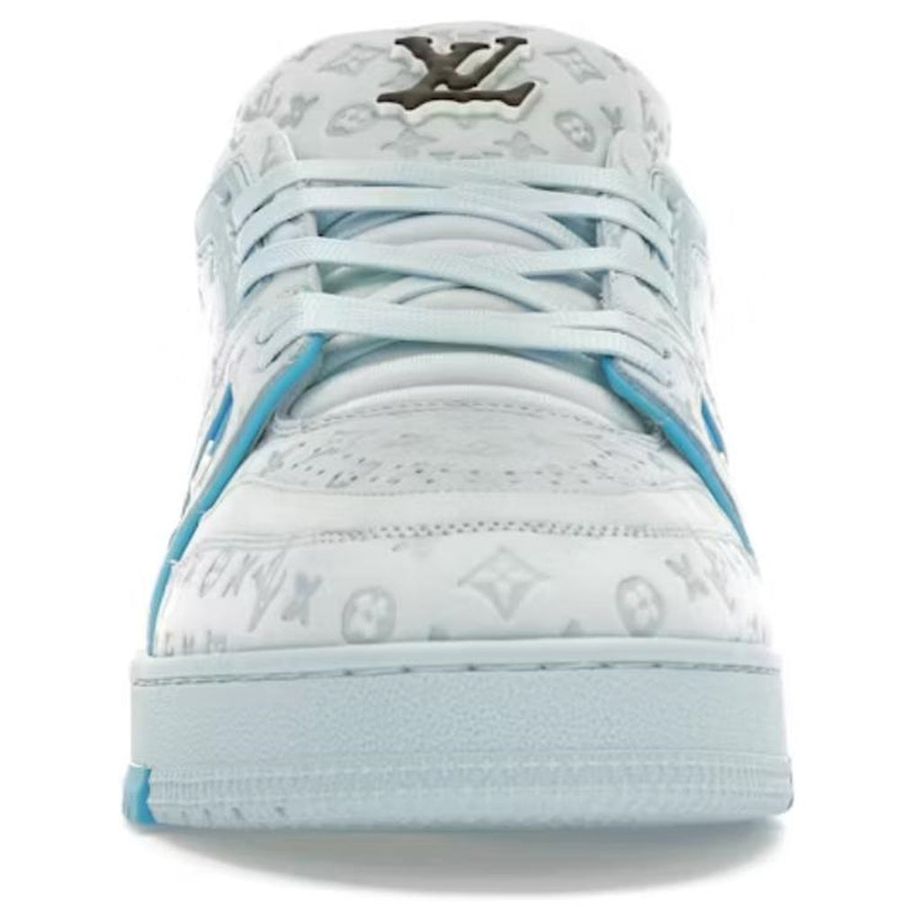 Tyler, The Creator × Louis Vuitton LV Trainer Low-Top Sneakers – Ice Blue