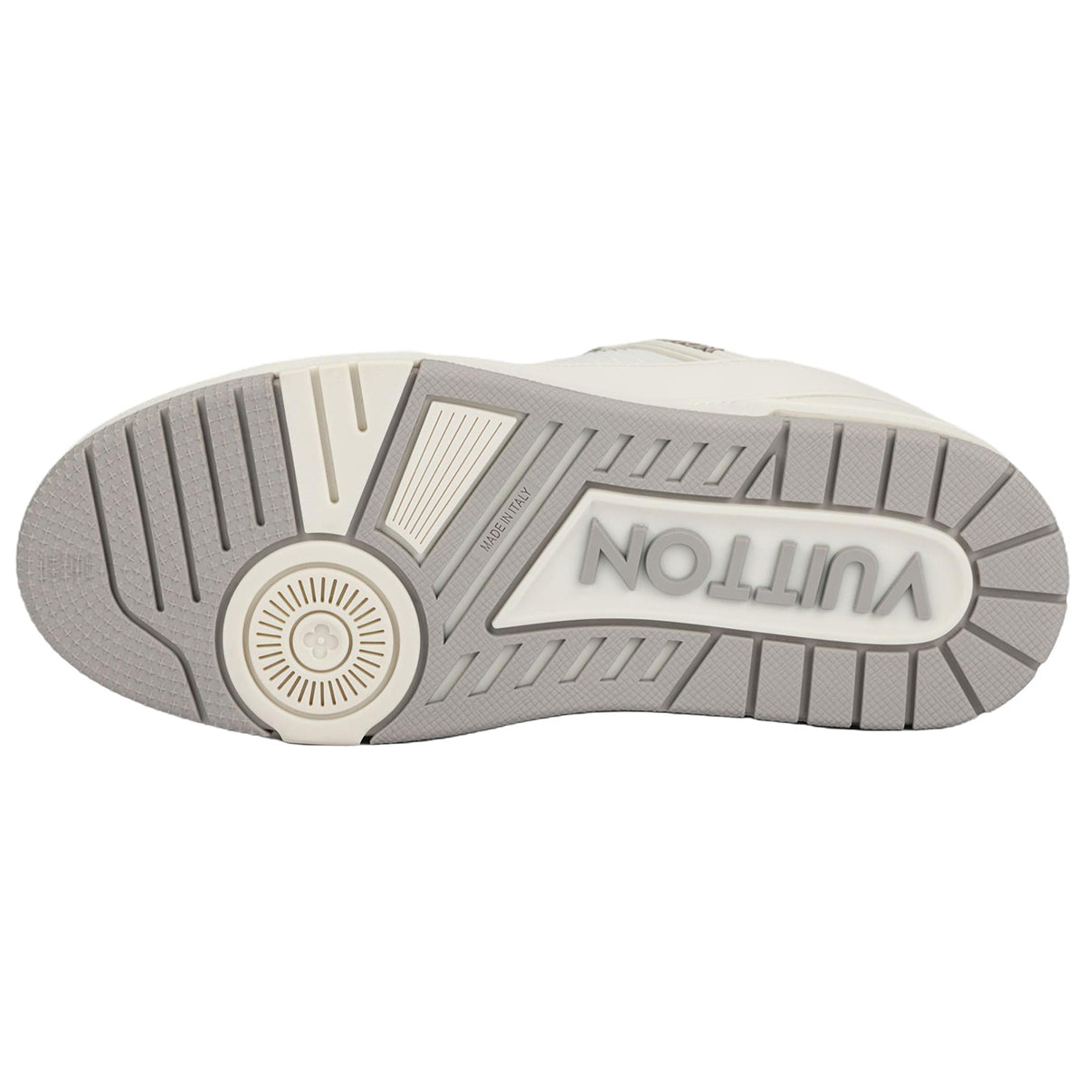Louis Vuitton Trainer Ski SS26 Waterproof Technical Fabric & Leather Low-Top Sneakers – Off-White & Grey