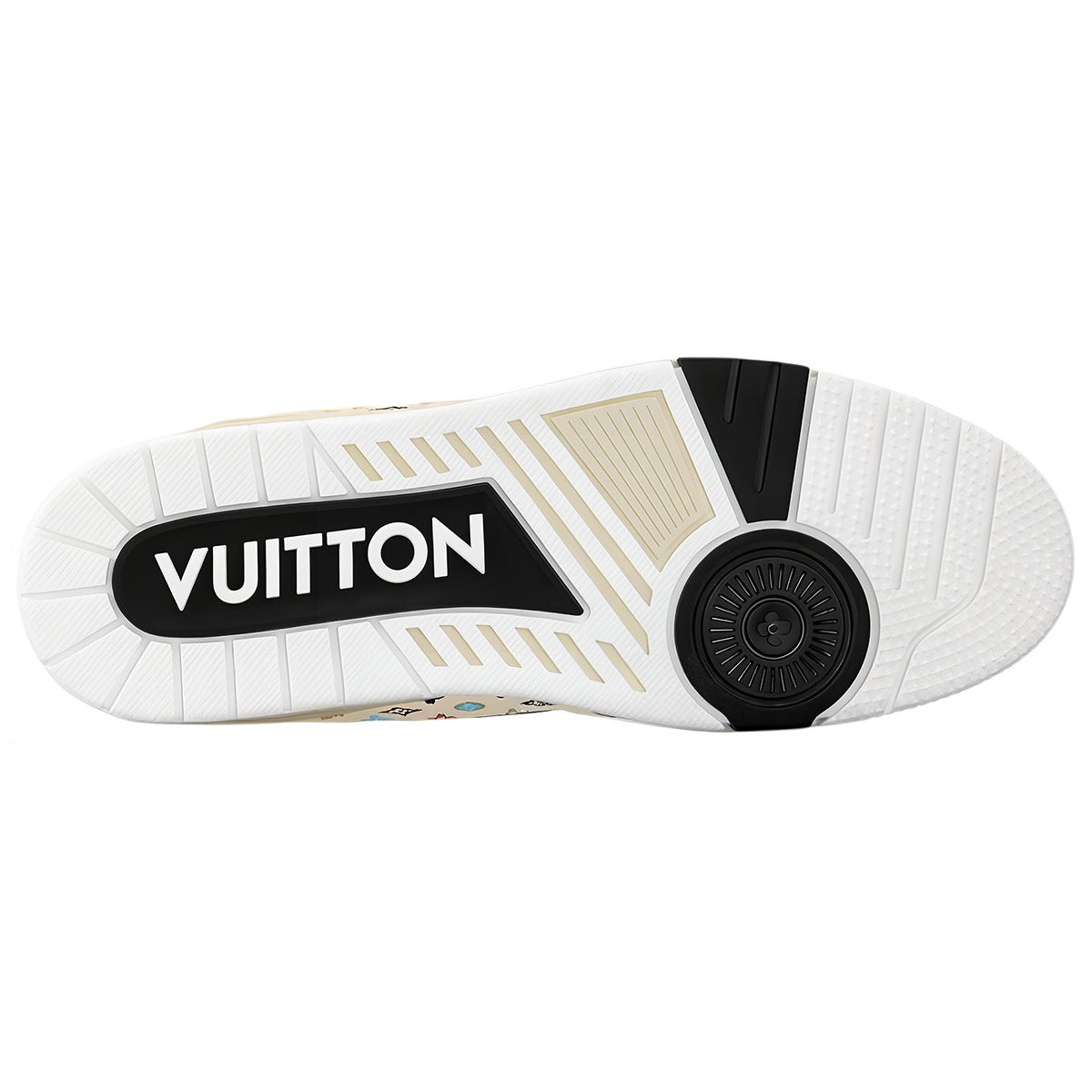 Tyler, The Creator × Louis Vuitton LV Trainer Multicolor Monogram Low-Top Sneakers – Chalk