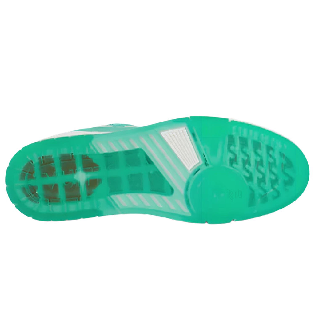 Louis Vuitton Trainer Calf Leather Classic Monogram Low-Top Sneakers – Tiffany Blue