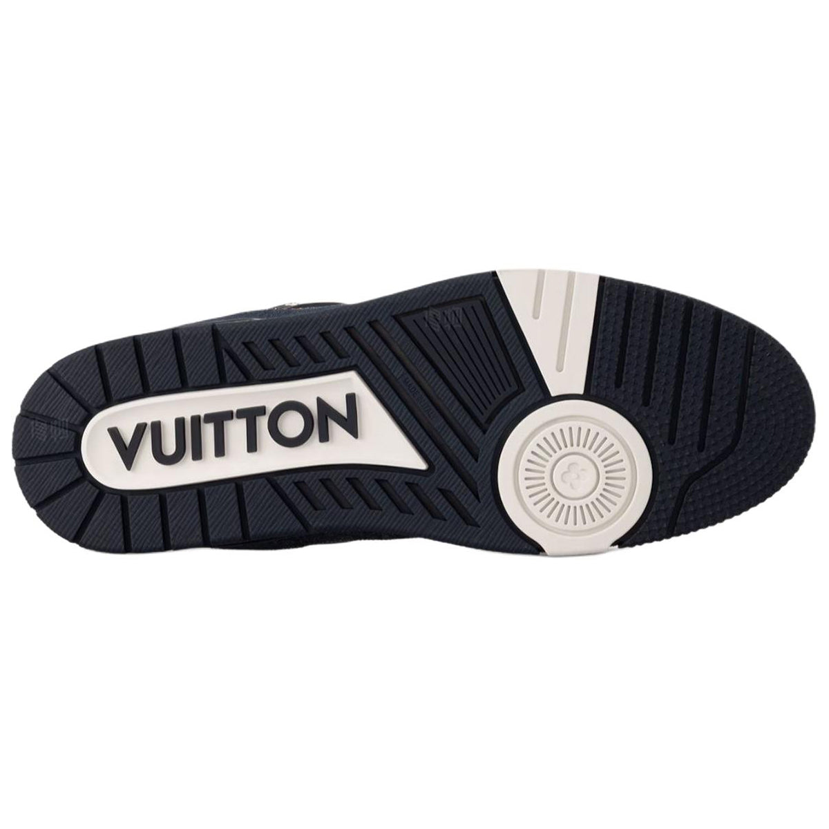 Louis Vuitton Trainer Monogram Denim Canvas Low-Top Sneakers – Triple Navy