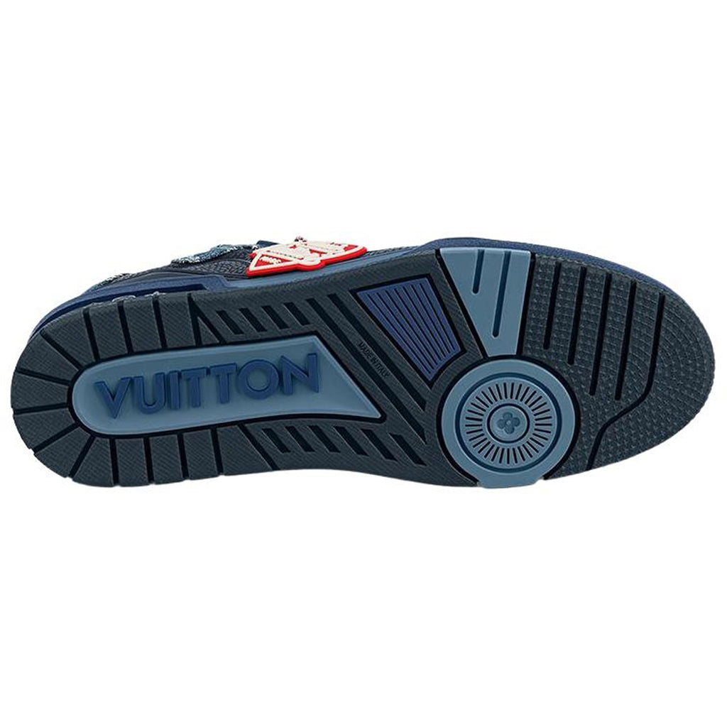 Louis Vuitton x Nigo Trainer Monogram Denim Low-Top Sneakers – Navy Blue