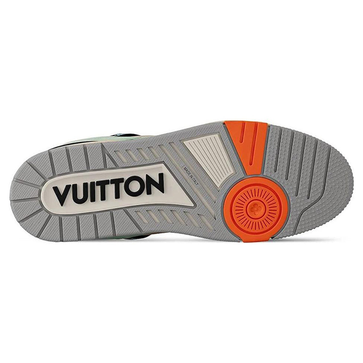 Louis Vuitton Trainer Low-Top Sneakers – Coral Pink, Mint Green & Black