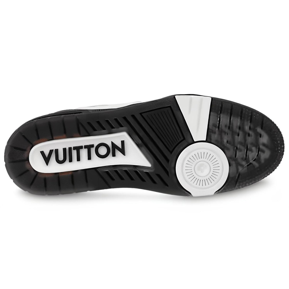 Louis Vuitton Trainer Calf Leather Low-Top Sneakers – White & Black