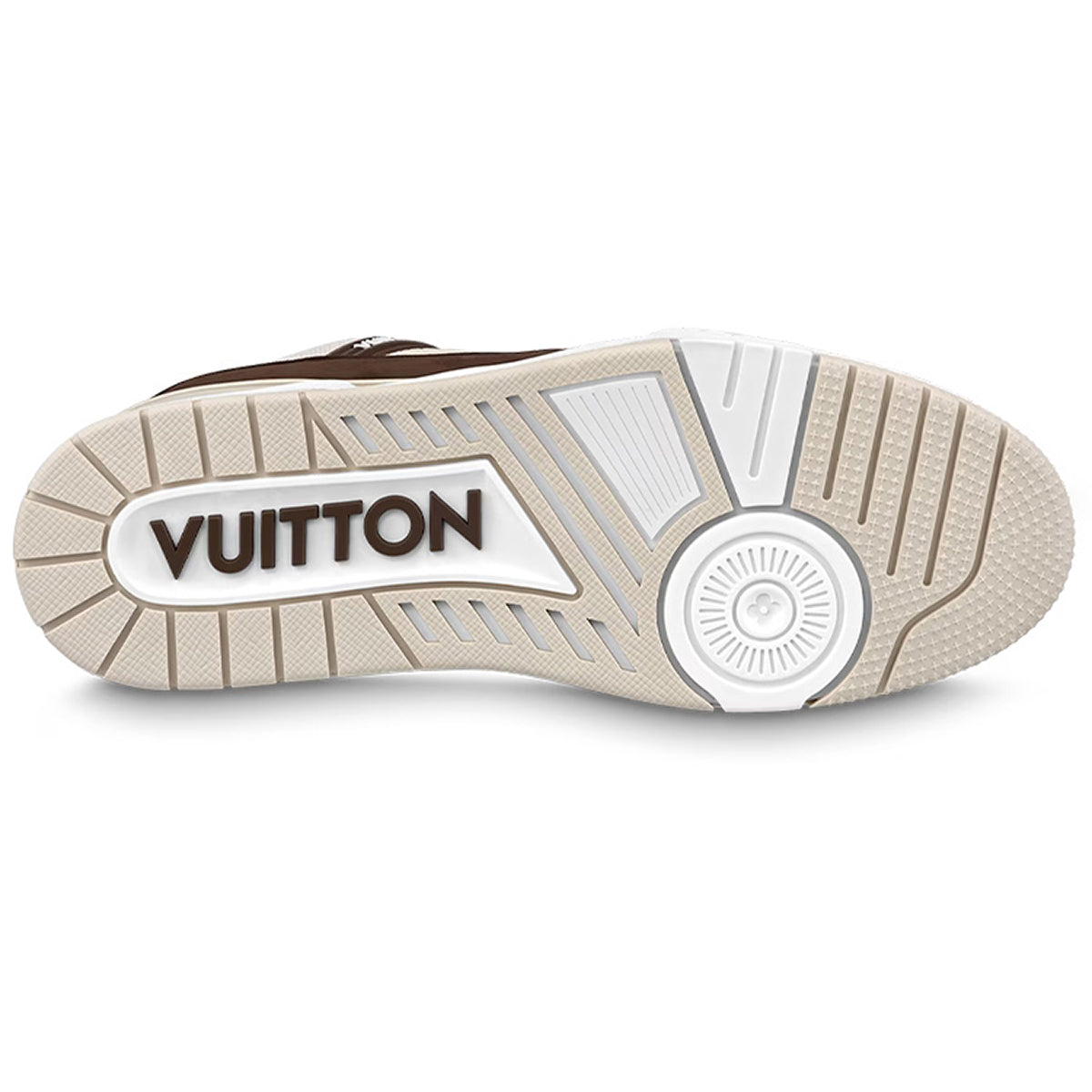 Louis Vuitton Trainer Lace-Up Low-Top Sneakers – Mocha Brown