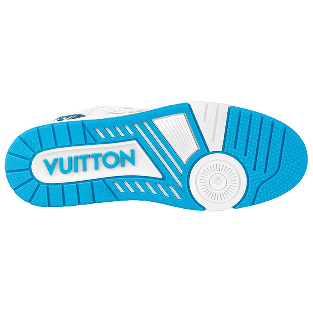 Louis Vuitton Trainer Monogram Denim Low-Top Sneakers – Blue & White