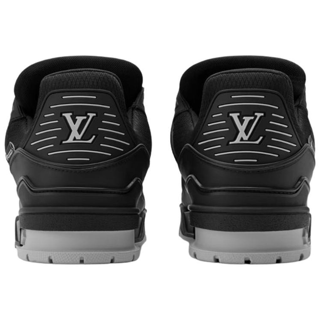 Louis Vuitton Trainer Ski SS26 Waterproof Technical Fabric & Leather Low-Top Sneakers – Black & Grey