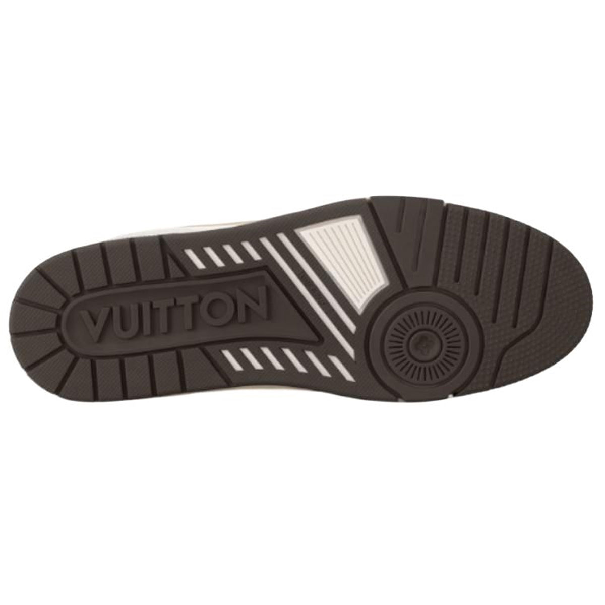 Louis Vuitton Trainer Platform LV Monogram Canvas & Multi-Tone Brown Leather Thick-Sole Low-Top Sneakers – Brown & Cream