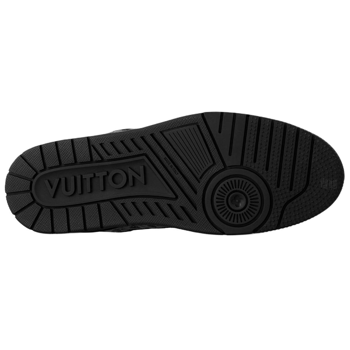 Louis Vuitton Trainer Monogram Embossed Patent Leather Low-Top Sneakers – Triple Black