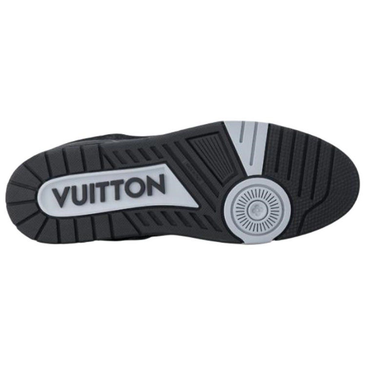 Louis Vuitton Trainer Monogram Denim Canvas Low-Top Sneakers – Triple Black
