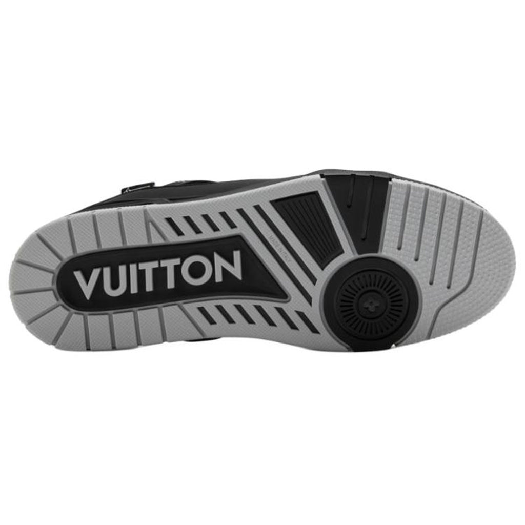 Louis Vuitton Trainer Ski SS26 Waterproof Technical Fabric & Leather Low-Top Sneakers – Black & Grey
