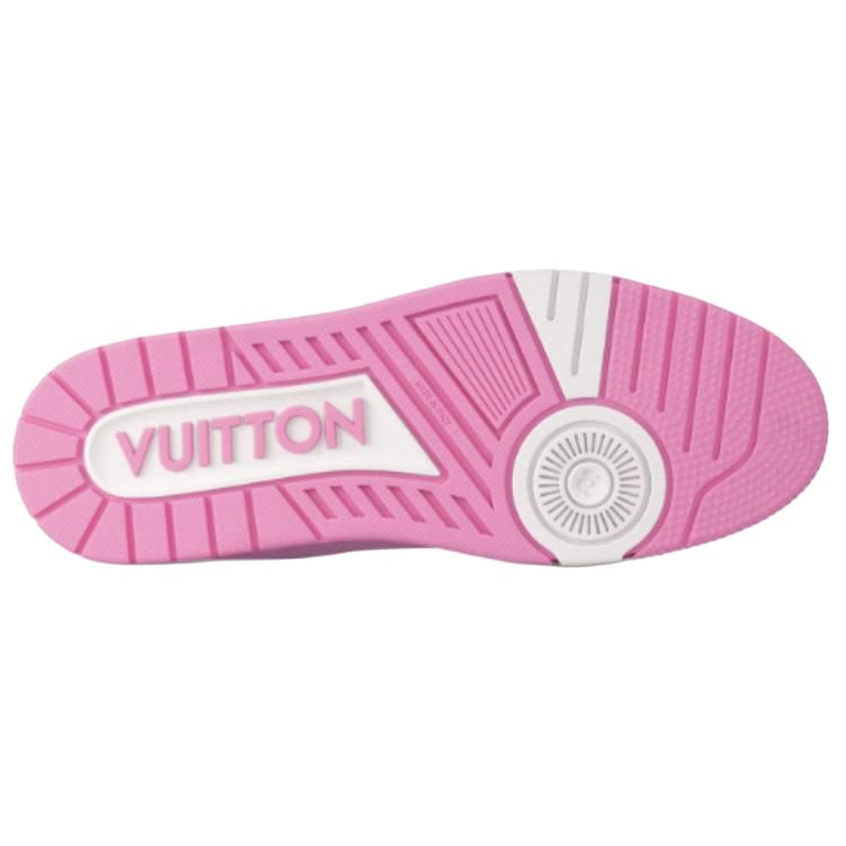 Louis Vuitton Trainer Monogram Embossed Calf Leather Low-Top Sneakers – Triple Pink