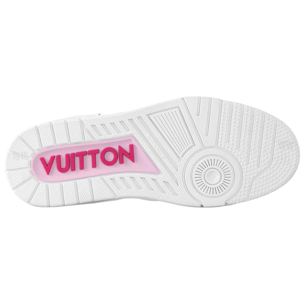 Louis Vuitton × Takashi Murakami Trainer Cherry Blossom Print Low-Top Sneakers – White & Pink