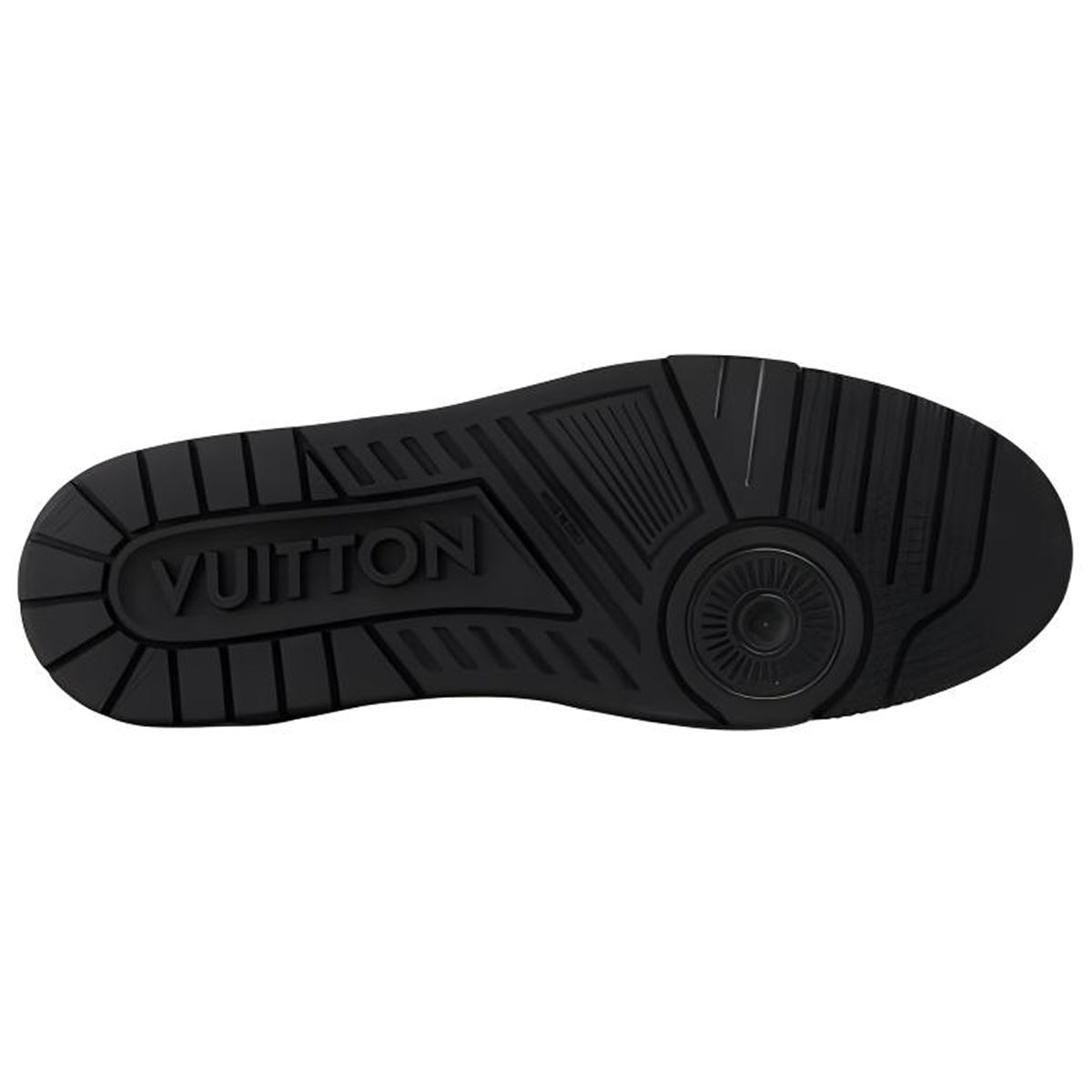 Louis Vuitton Trainer LV Monogram Print Calf Leather Low-Top Sneakers – Black & White