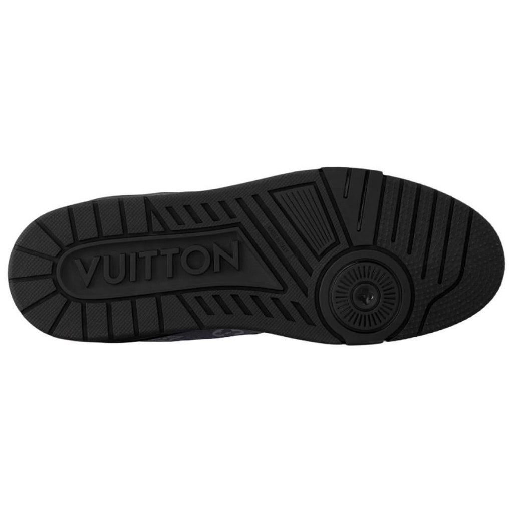Louis Vuitton Trainer Monogram Eclipse Canvas & Calf Leather Low-Top Sneakers – Triple Black